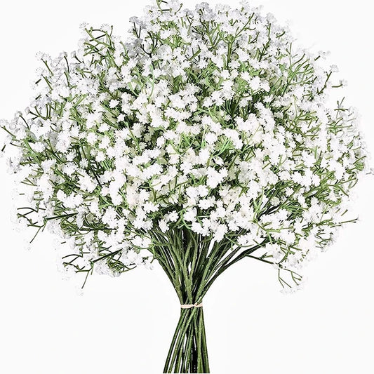 108-Head Artificial Baby’s Breath Flower Stem – 63cm