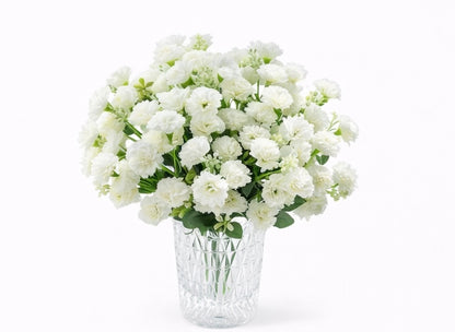 5-Pack Artificial Carnation Stems – 15 Heads