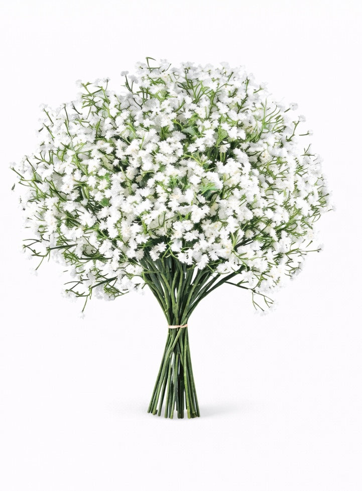 108-Head Artificial Baby’s Breath Flower Stem – 63cm