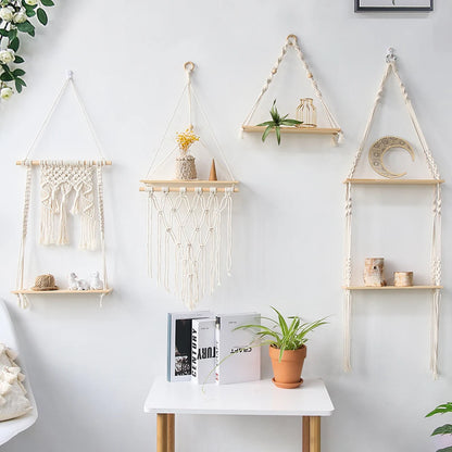 Macrame Hanging Shelf