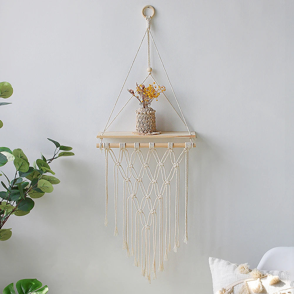 Macrame Hanging Shelf