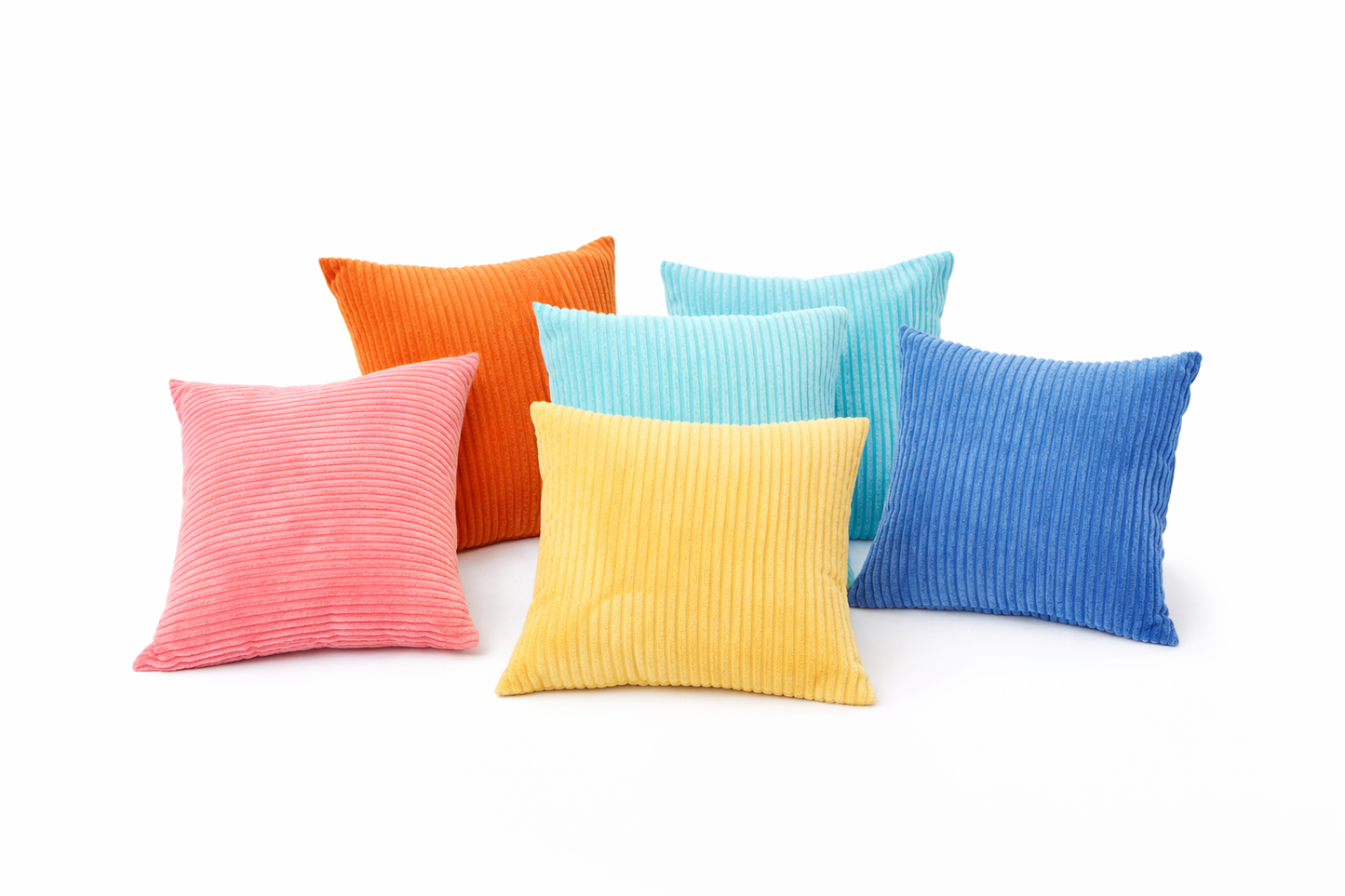 Soft Corduroy Cushion Cover – Fluffy Striped 40-50cm