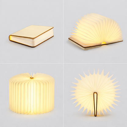 Wooden Book Light