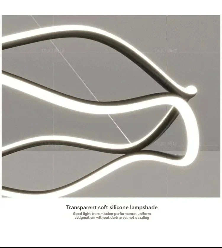 Modern Minimalist LED Chandelier – Nordic Luxury Ceiling Light