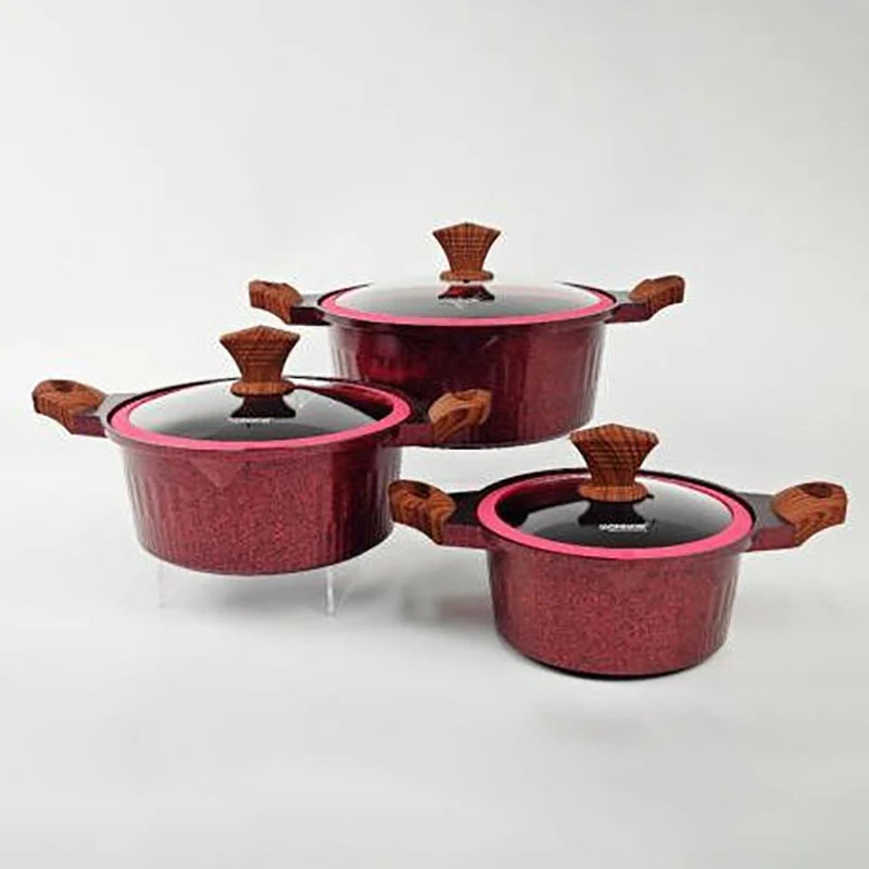 Non-Stick Granite Cookware Set – 6-Piece or 15-Piece