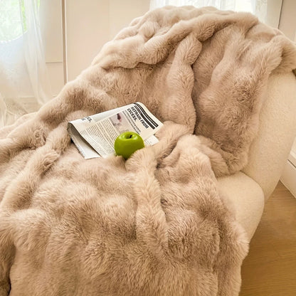 Luxury Knit Fleece Blanket – Soft & Warm Throw