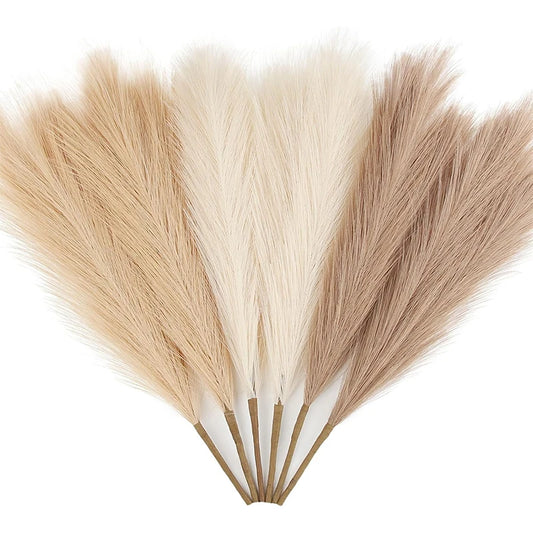 Artificial Pampas Grass – 6/12/15pc Set, 55cm