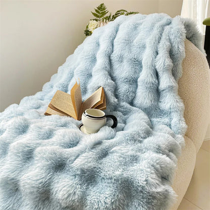 Faux Fur Throw Blanket