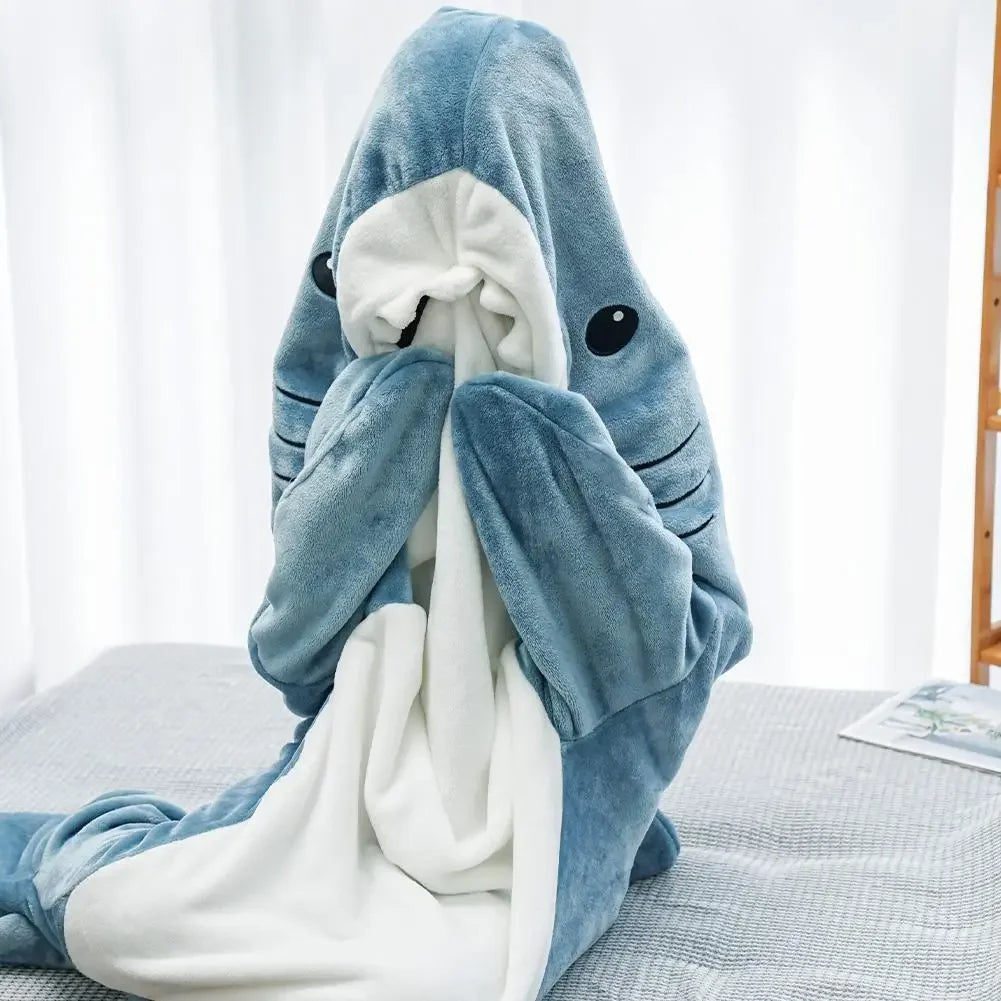 Cartoon Shark Blanket
