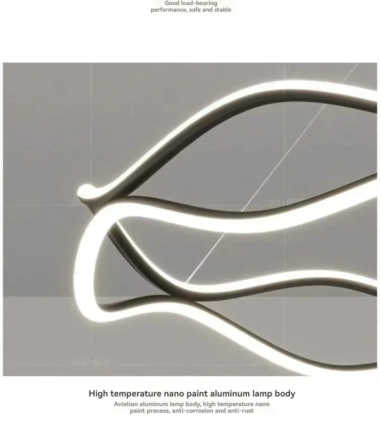 Modern Minimalist LED Chandelier – Nordic Luxury Ceiling Light