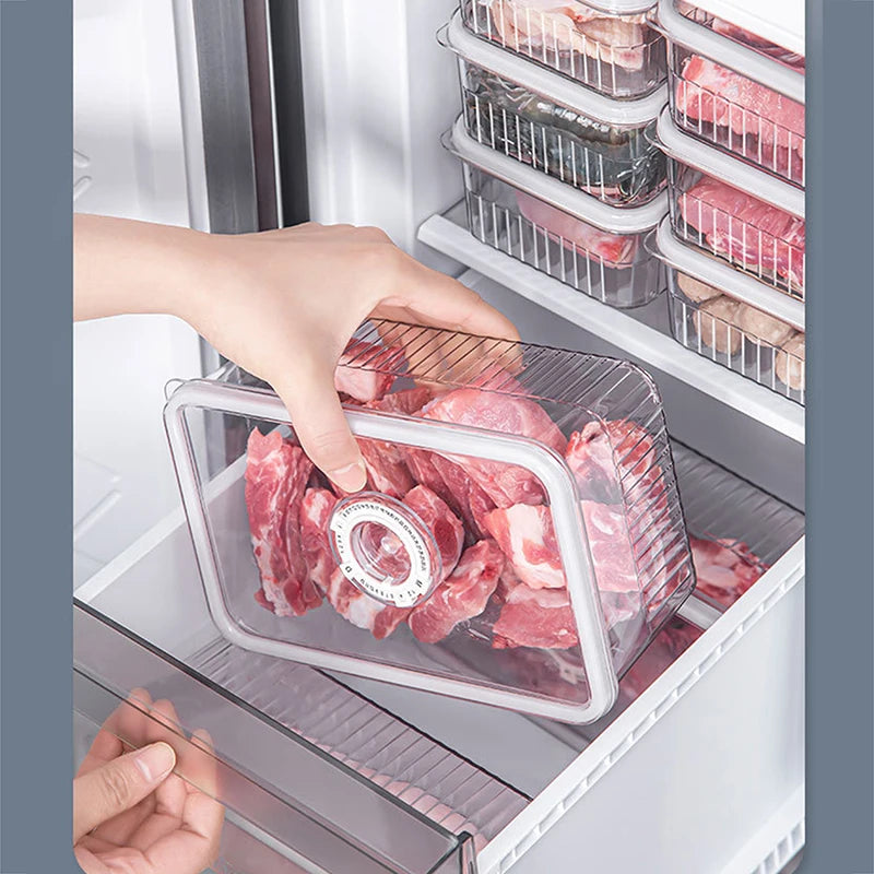Transparent Fridge Organizer Box