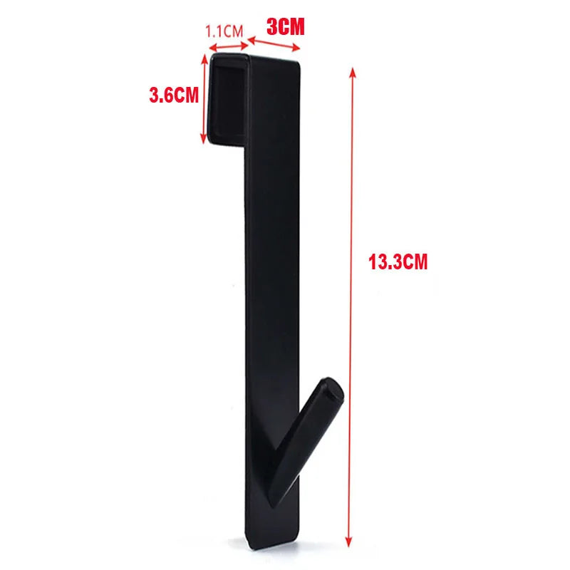 Stainless Steel Over-Door Towel & Robe Hook – S-Shape Hanger