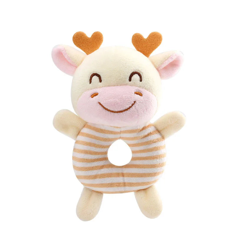 Cartoon Animal Baby Rattle Toy