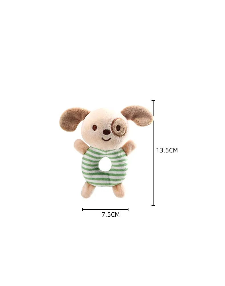 Cartoon Animal Baby Rattle Toy