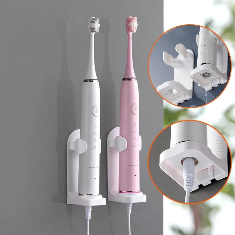 Wall-Mounted Electronic Toothbrush Holder