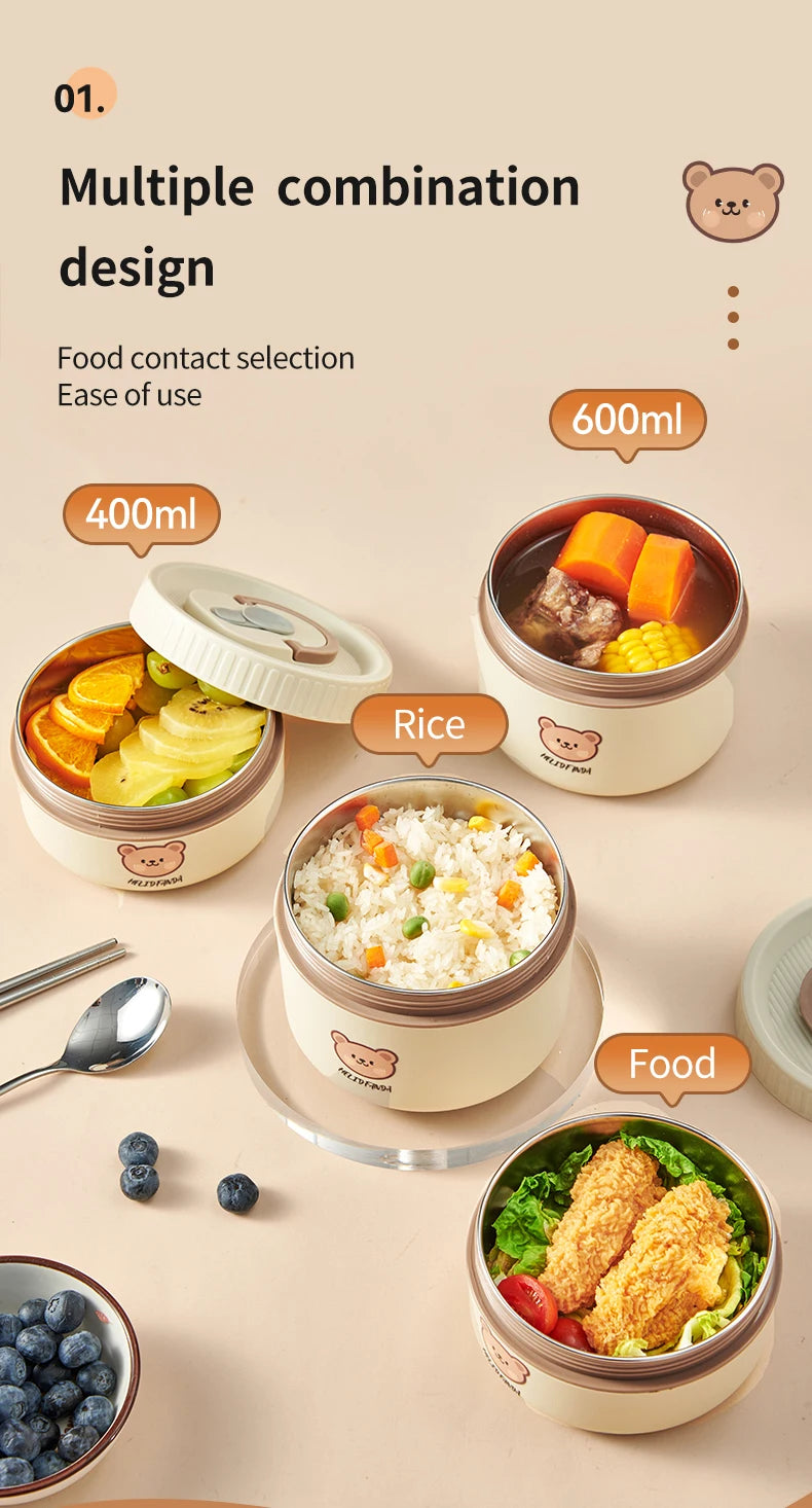 Thermal Stainless Steel Bento Lunch Box