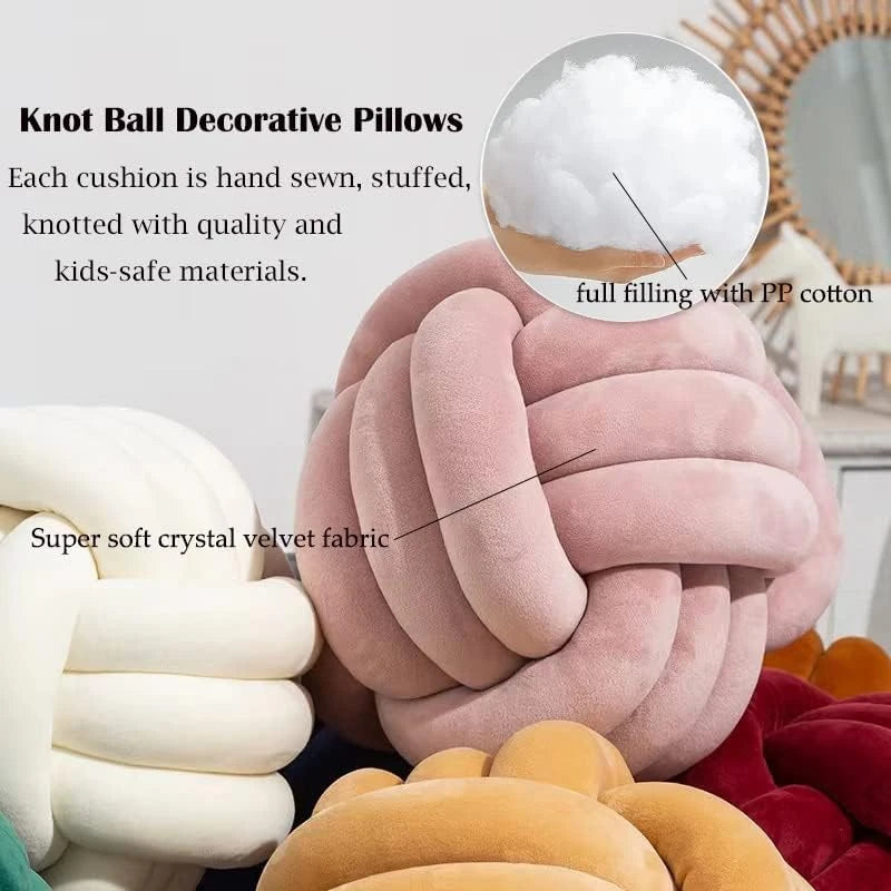 Art Décor Knot Ball  Pillow