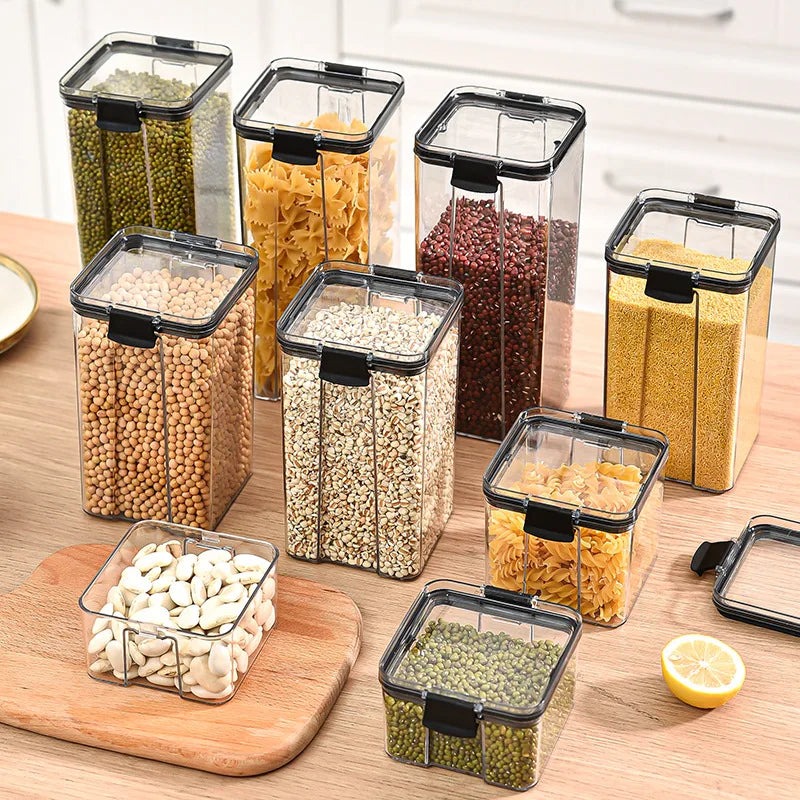 Sealed Storage Jars – Moisture-Proof Kitchen Organizer