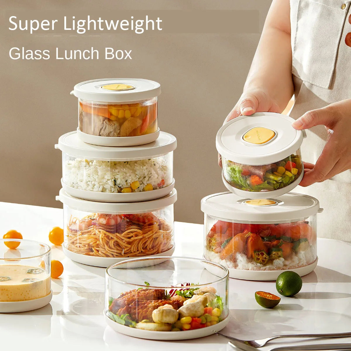 Glass Tupperware Set