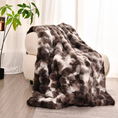 Faux Fur Throw Blanket