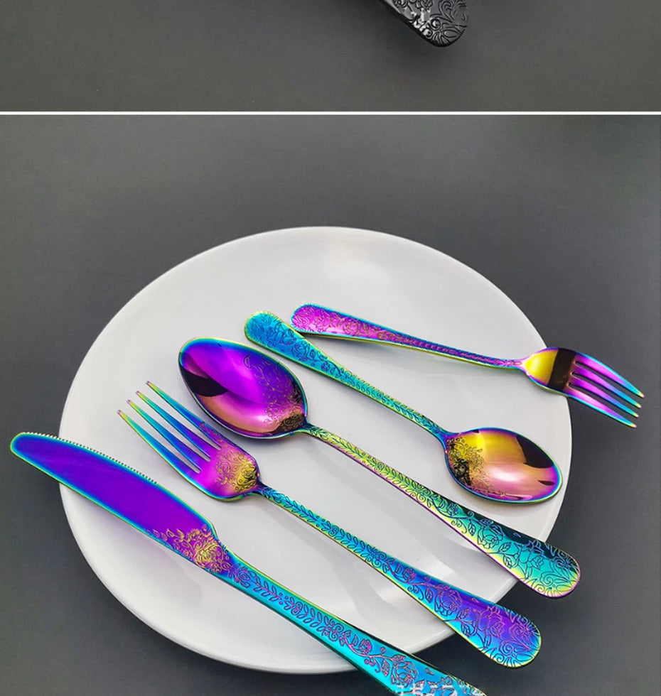 Rainbow Tableware Set