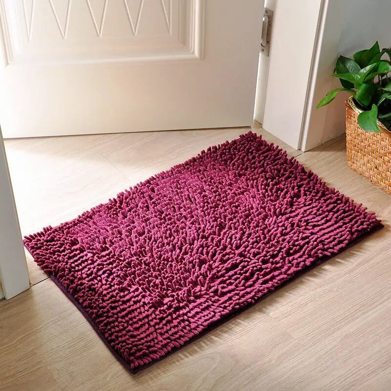 Thick Memory Foam Bath Mat – Soft, Absorbent, Non-Slip, 45×45 cm, Solid Design