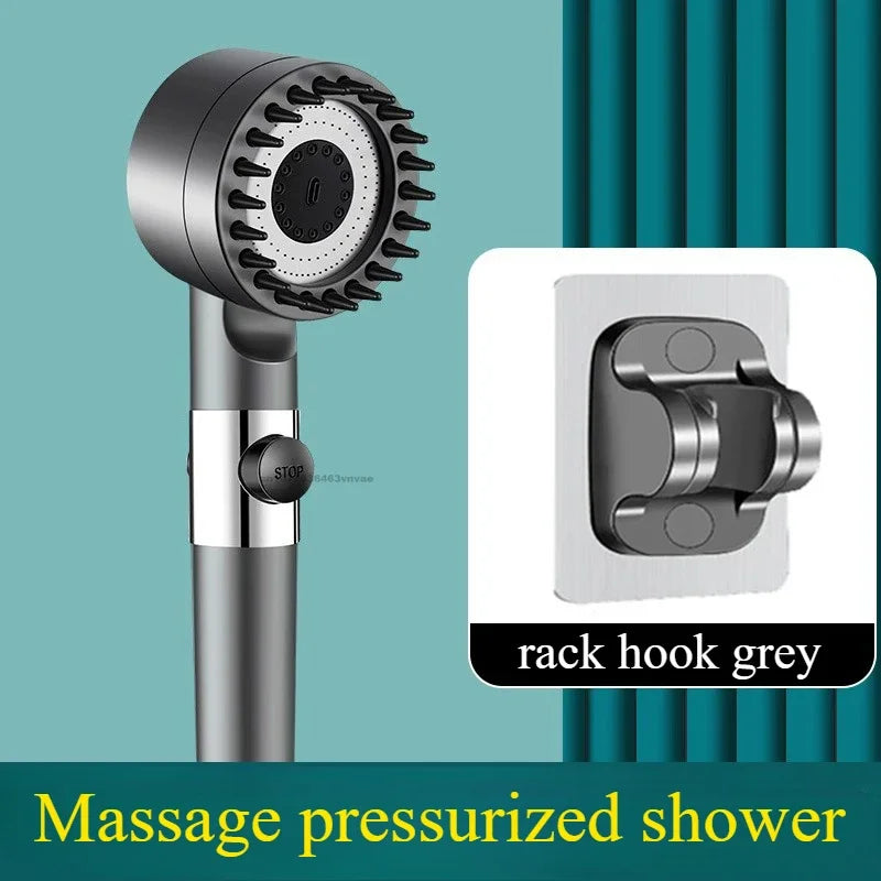 High-Pressure Filtered Shower Head – Water-Saving & Massage Spray