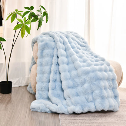 Faux Fur Throw Blanket