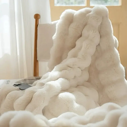 Luxury Knit Fleece Blanket – Soft & Warm Throw