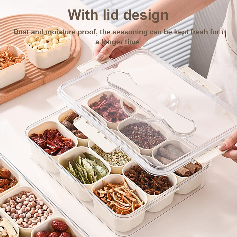 Divided Serving Tray Food Dispenser