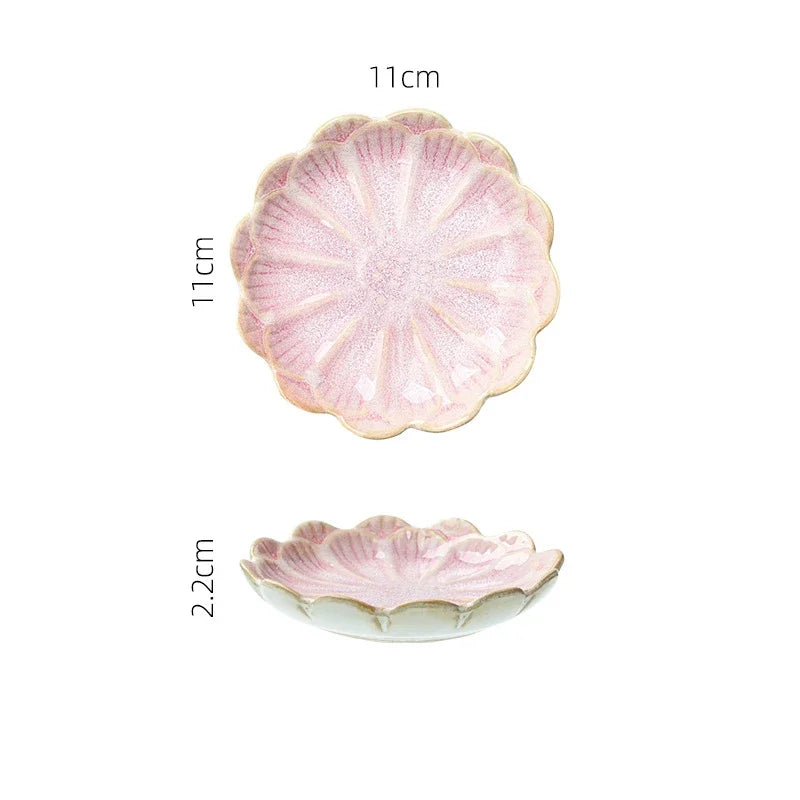 Japanese Ceramic Retro Plate – Mini Dipping Dish