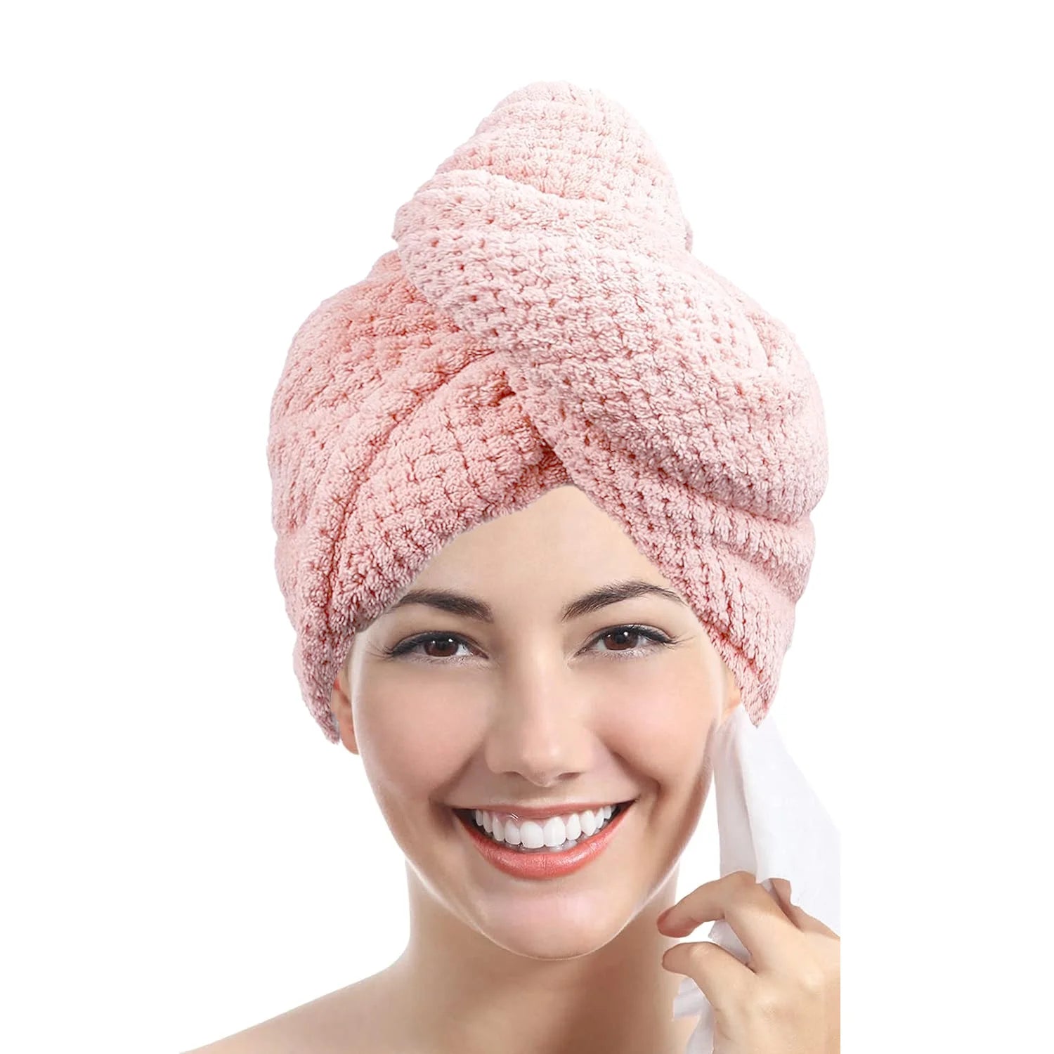 Ultra-Absorbent Hair Towel Wrap – 9.8” x 25.5”
