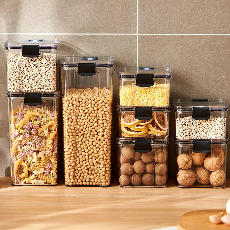 Sealed Storage Jars – Moisture-Proof Kitchen Organizer