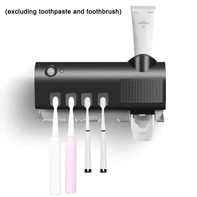 Wall-Mounted Solar UV Toothbrush Sterilizer