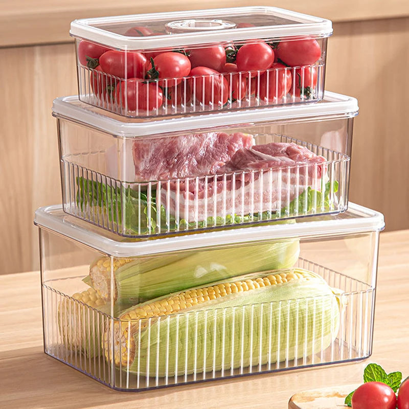 Transparent Fridge Organizer Box