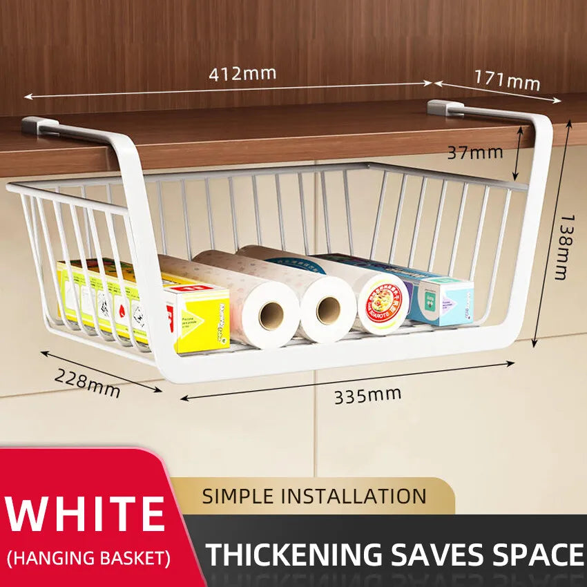 Under-Cabinet Hanging Storage Basket