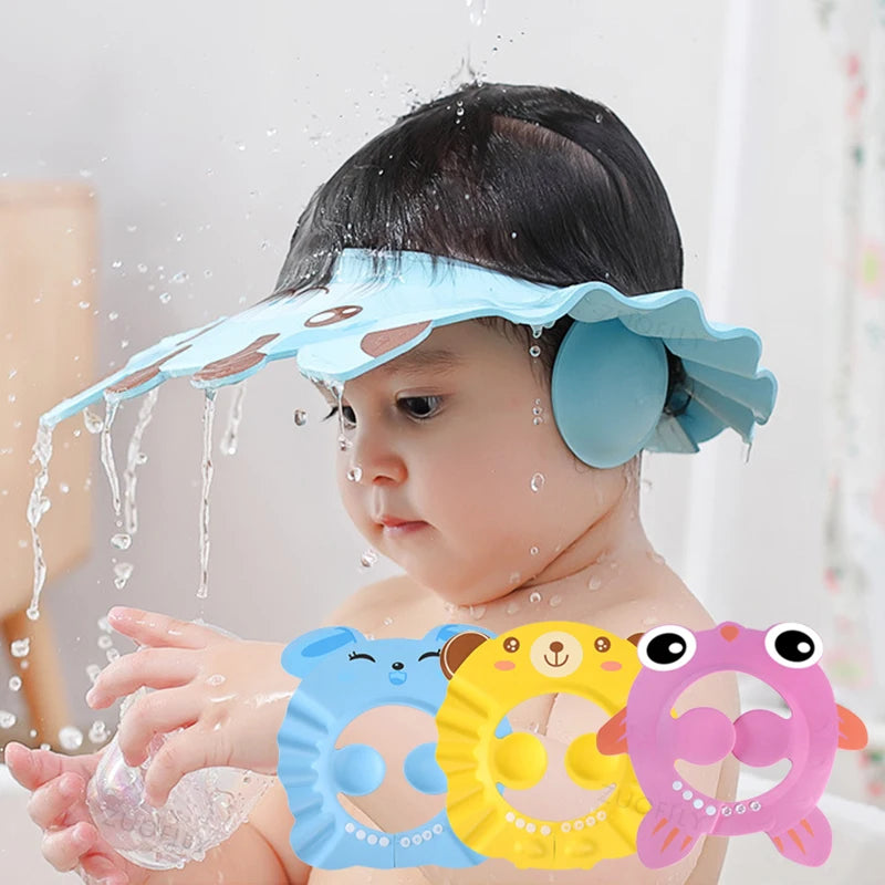 Adjustable Baby Shower Cap – Soft & Safe