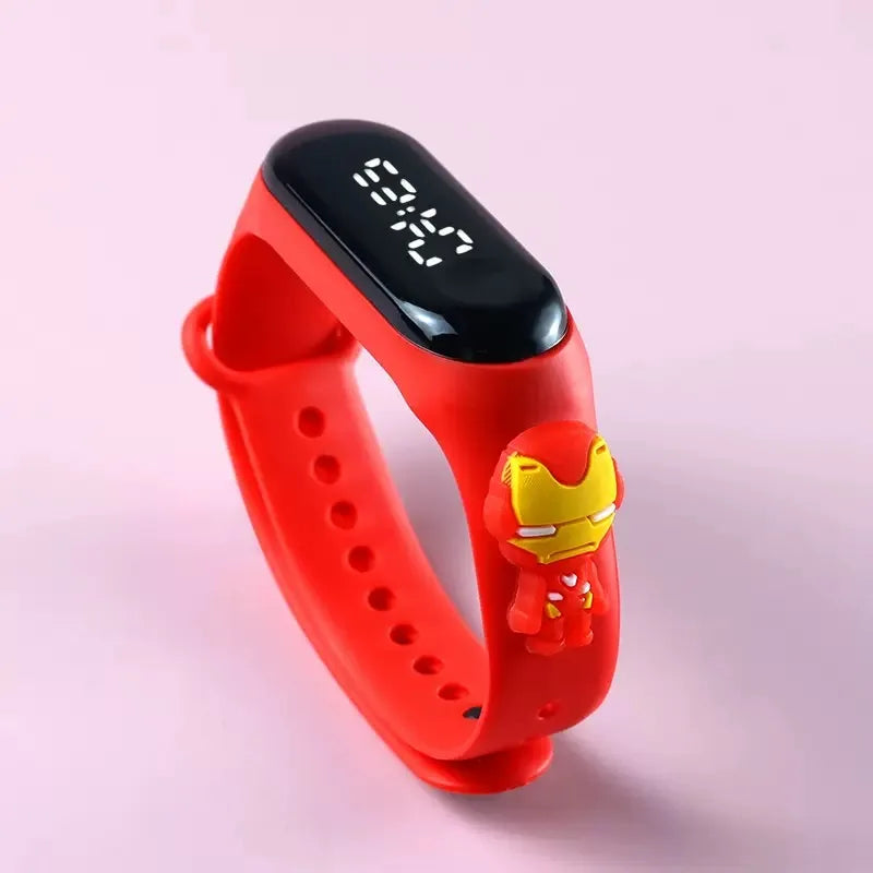 Kids LED Sports Watch – Cartoon Bracelet Style