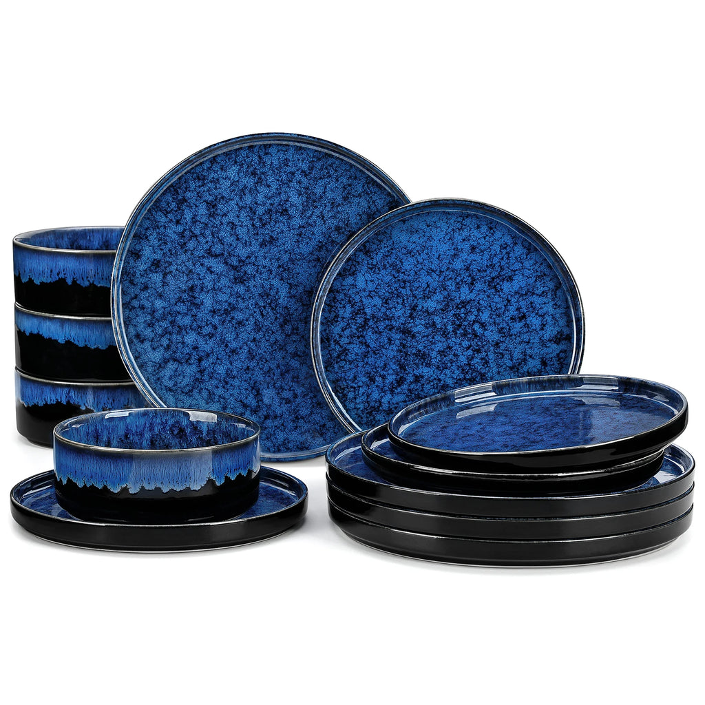 Vancasso Reactive Glaze Dinnerware Set – 12/24/36 Pieces