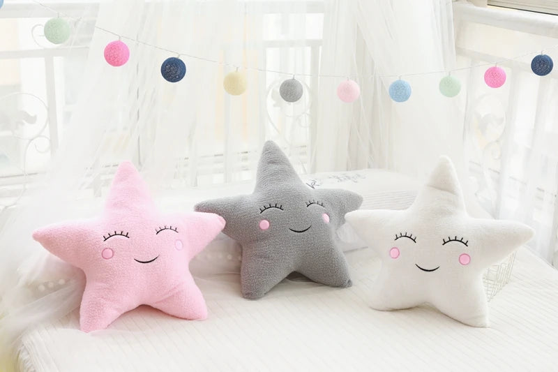 Cloud Moon Star Raindrop Plush Pillow