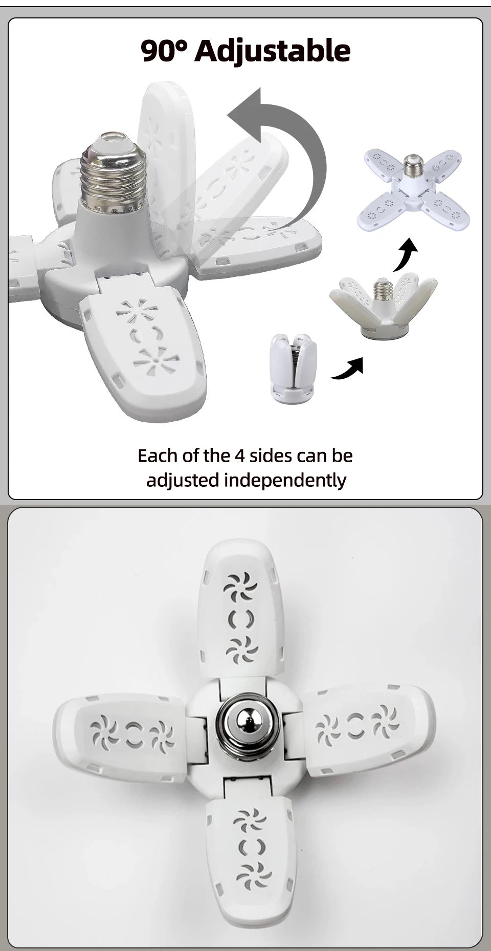 Adjustable Fan Bulb
