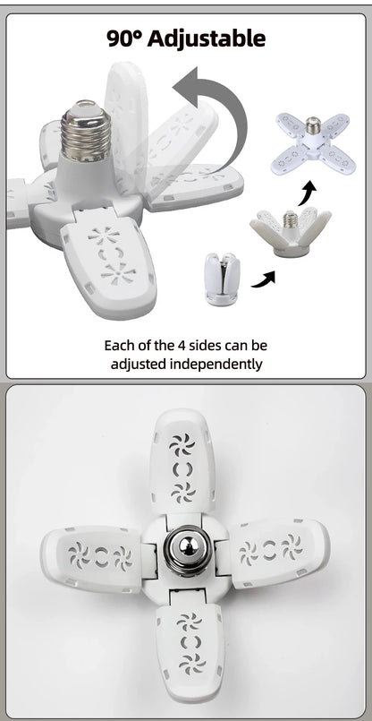 Adjustable Fan Bulb