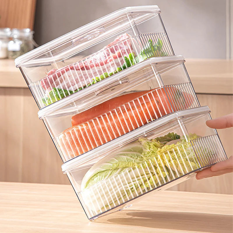 Transparent Fridge Organizer Box