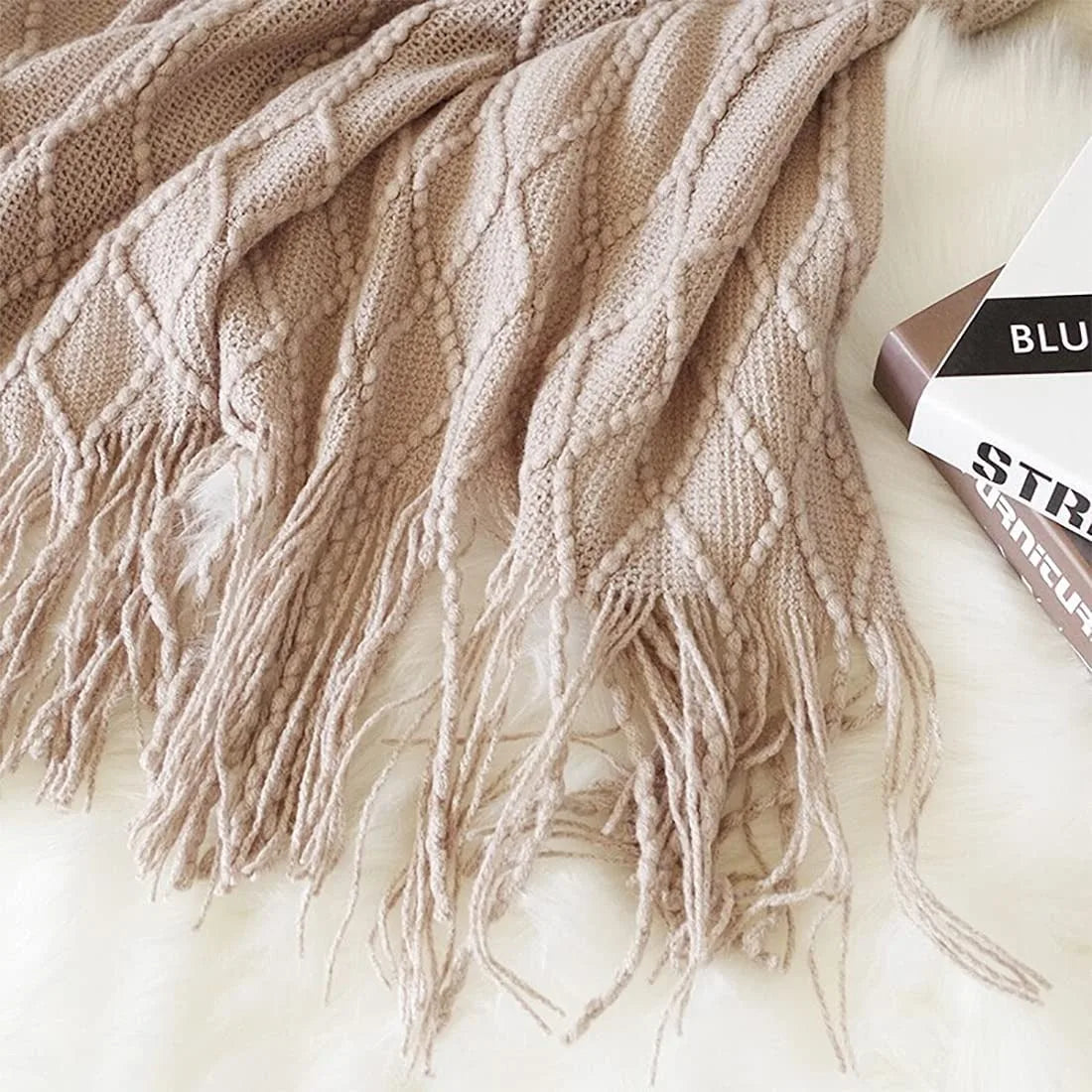 Knitted Throw Blanket