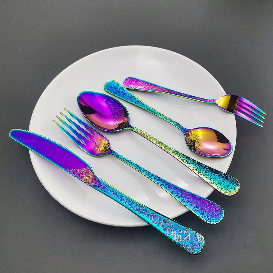 Rainbow Tableware Set