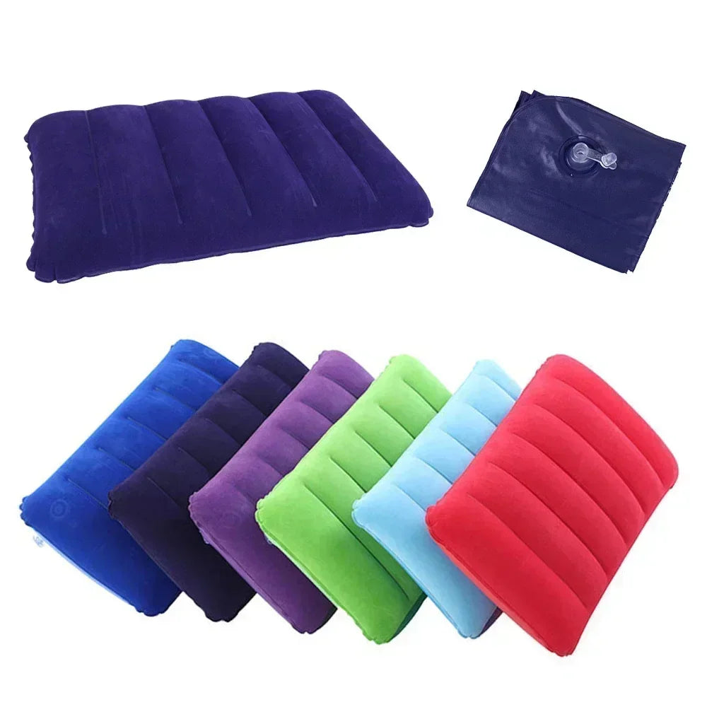 Inflatable Camping & Travel Air Cushion Pillow