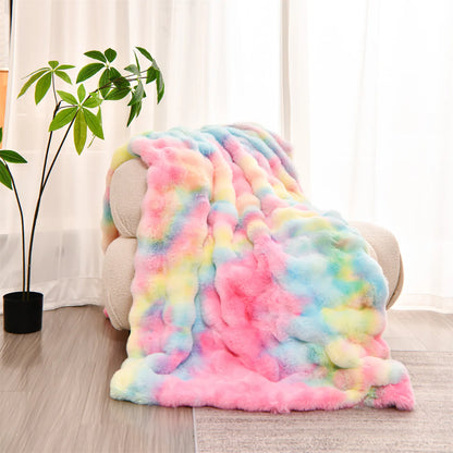 Faux Fur Throw Blanket
