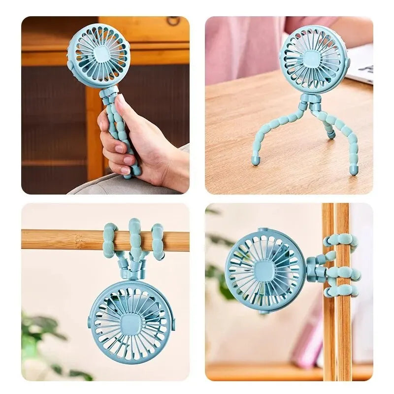 Multi Functional Baby Stroller Mini Fan
