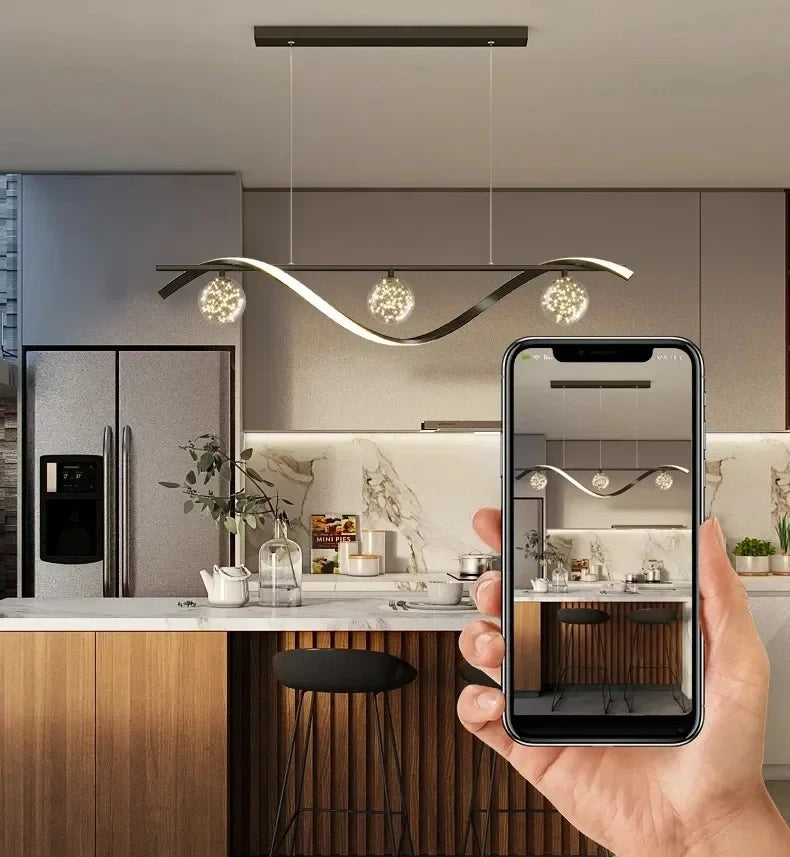 Modern Bubble LED Pendant Chandelier