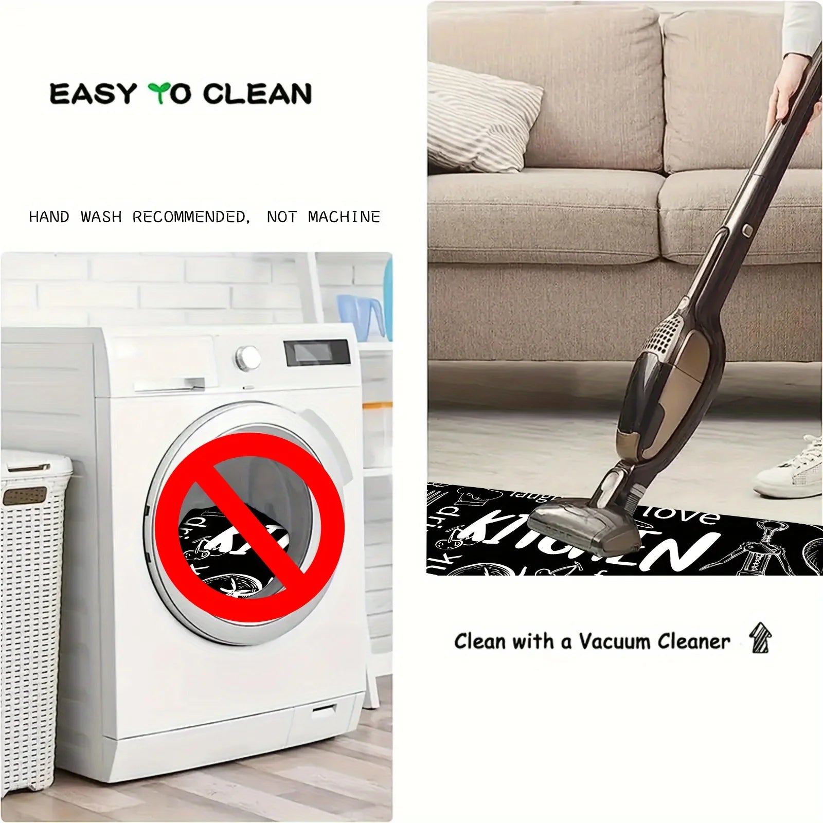 Soft Long-Pile Absorbent Bathroom Mat – Non-Slip Floor Rug